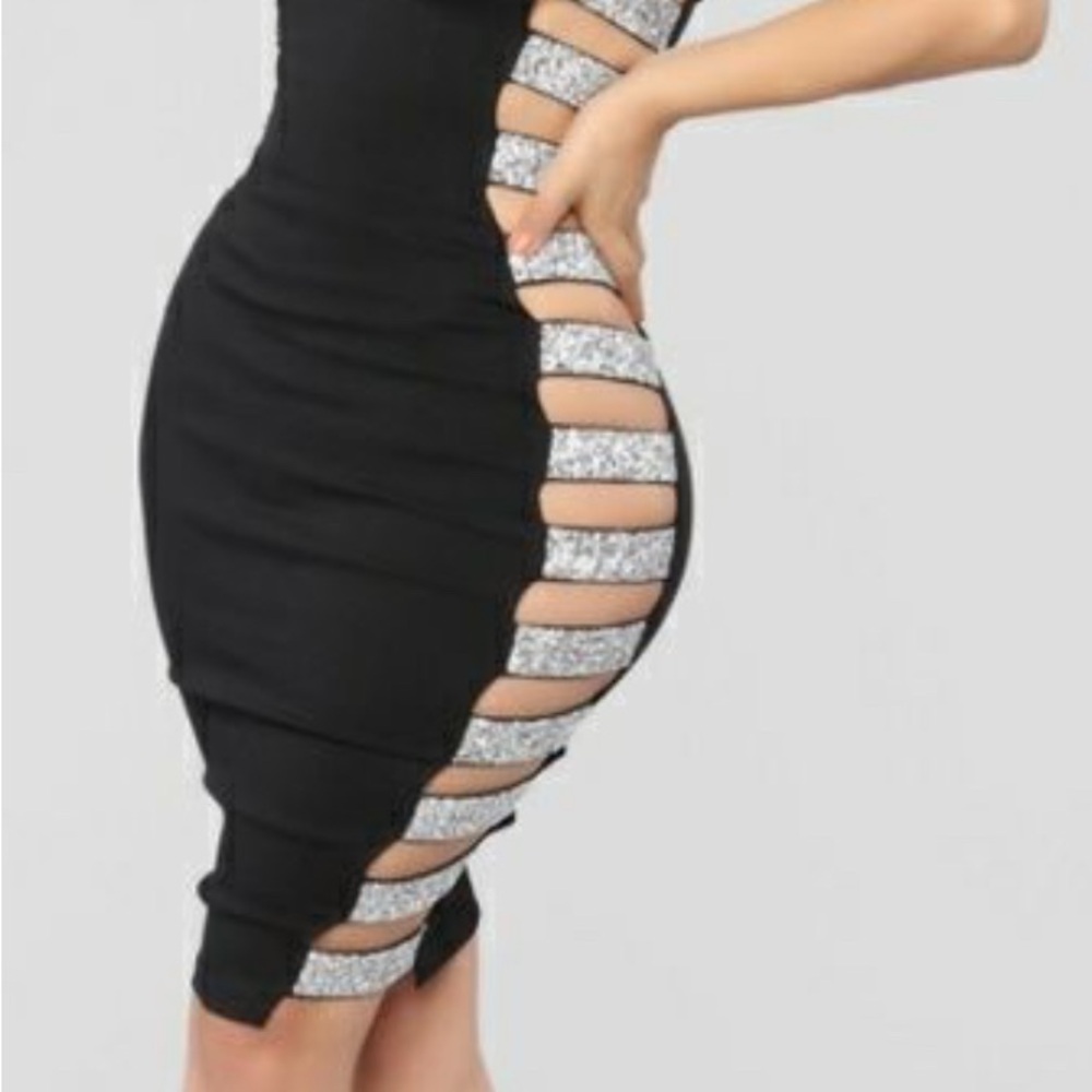Fashion(Shower Me with Jewels) Midi Bodycon Dress